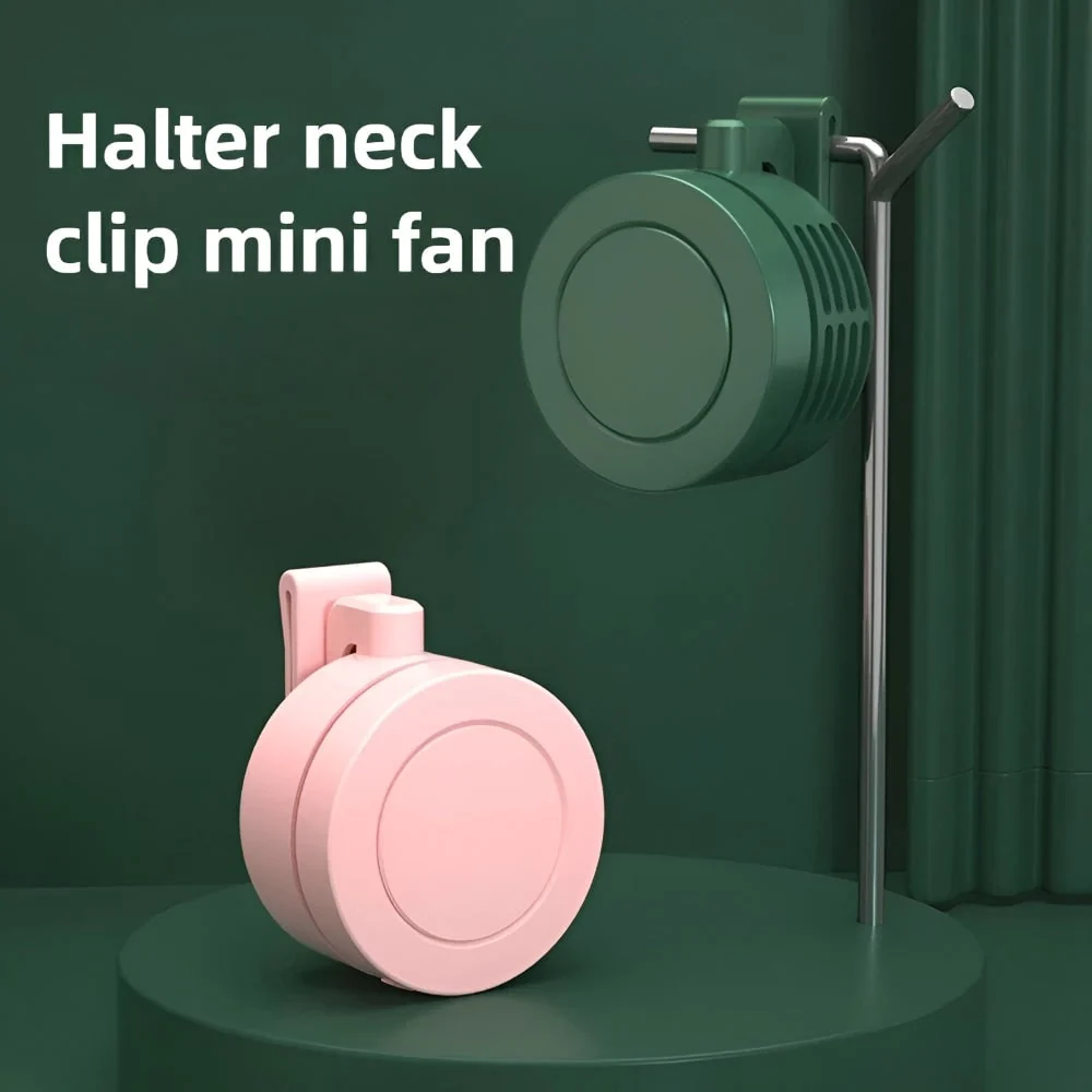 Portable Neck Fan Clip-On Fan Mini Rechargeable Hands-Free - Image 5